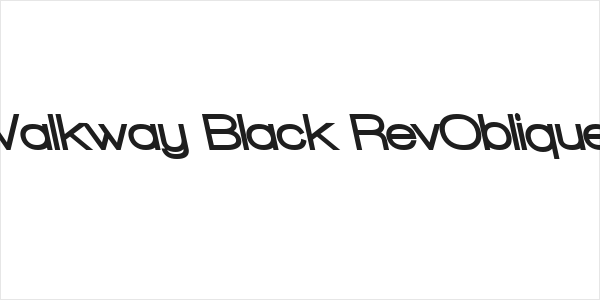 Walkway Black RevOblique Logo