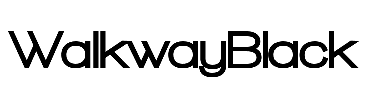 Walkway Black  नि: शुल्क फ़ॉन्ट्स डाउनलोड
