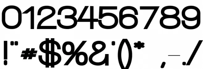 Walkway Black Font OTHER CHARS