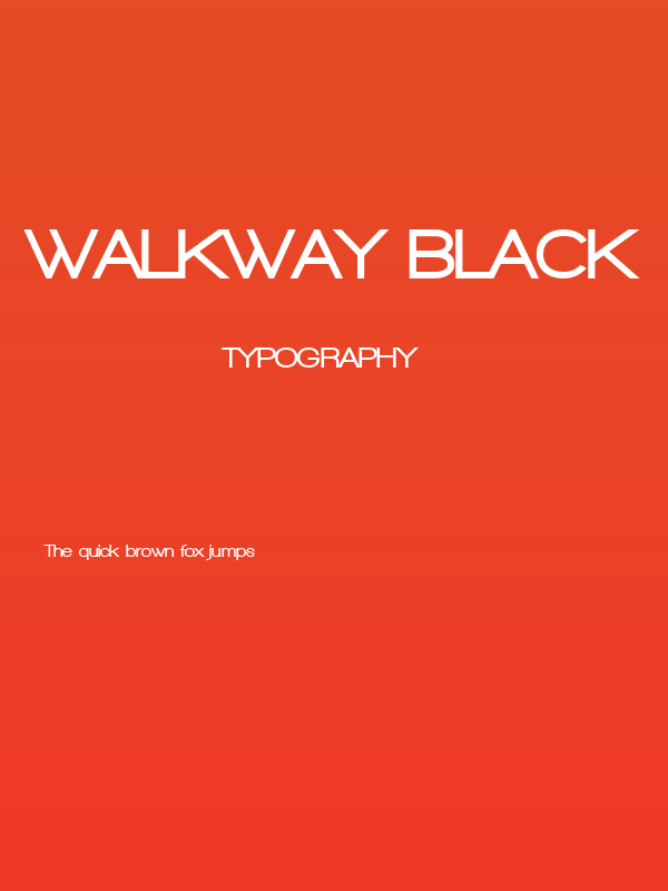 Walkway Black Poster