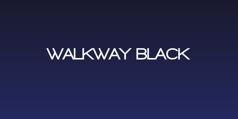 Walkway Black Social Header