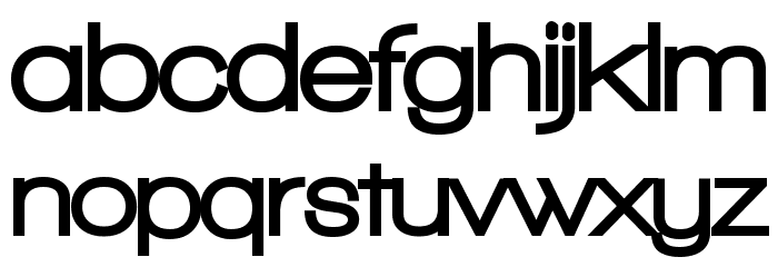 Walkway Black Font LOWERCASE
