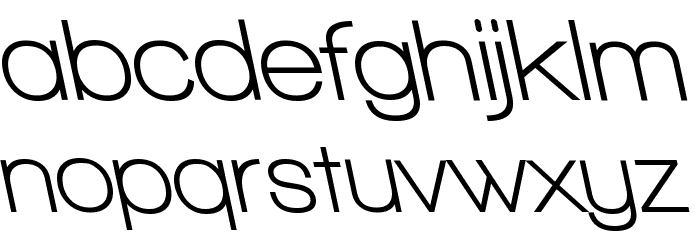 Walkway Bold RevOblique Font LOWERCASE