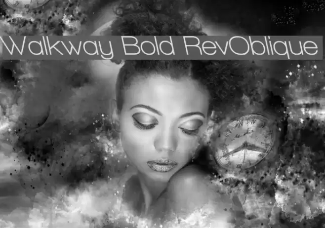 Walkway Bold RevOblique Font examples