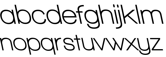 Walkway Bold RevOblique Font LOWERCASE