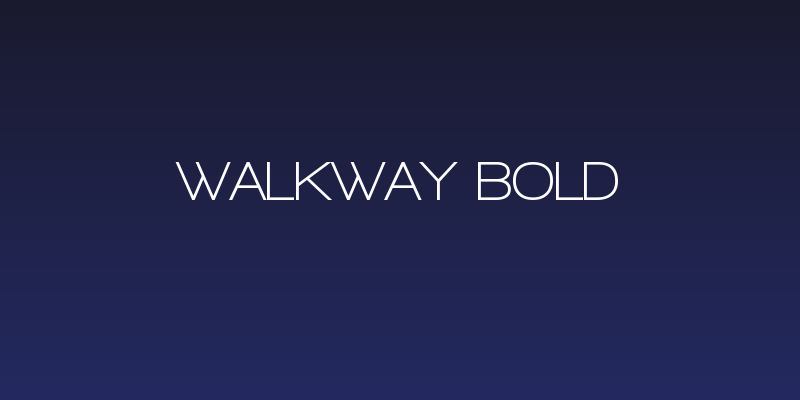 Walkway Bold Social Header