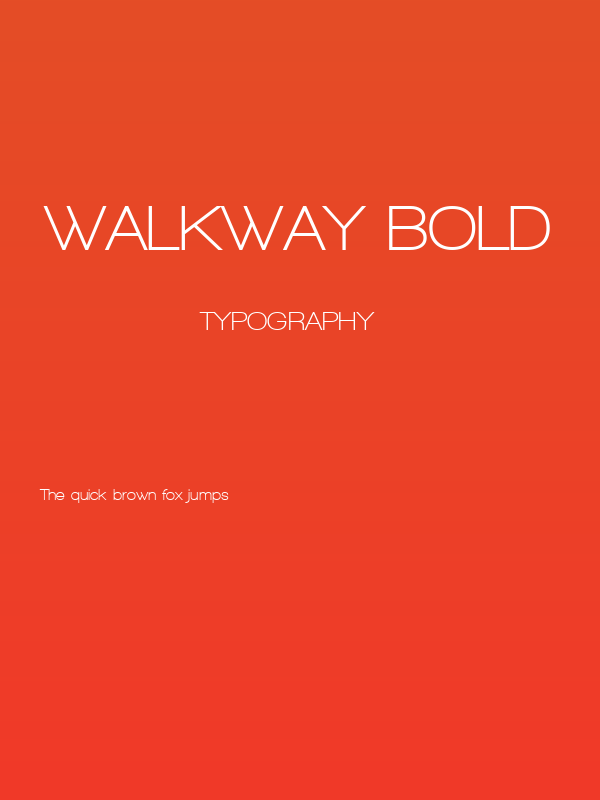 Walkway Bold Poster