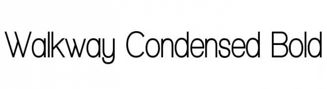 Walkway Condensed Bold  baixar fontes gratis