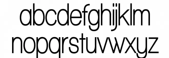 Walkway Condensed Bold Font Litere mici