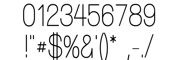 Walkway Condensed SemiBold Font OTHER CHARS