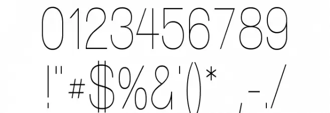 Walkway Condensed Font OTHER CHARS