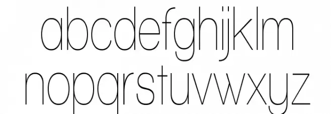 Walkway Condensed Polices MINUSCULES