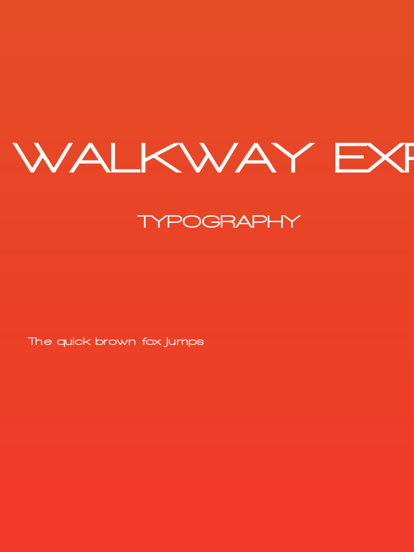 Walkway Expand Black Poster