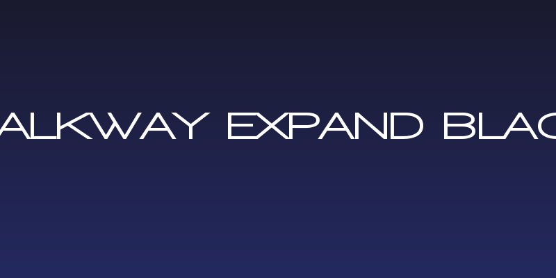 Walkway Expand Black Social Header