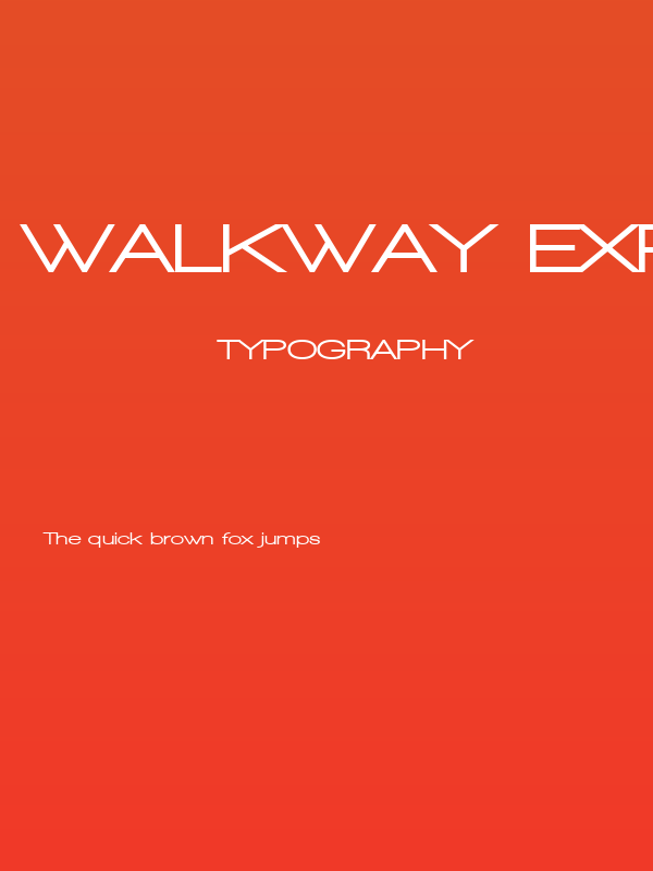 Walkway Expand Black Poster