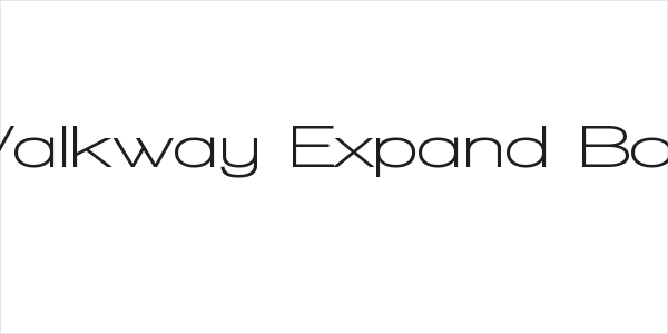 Walkway Expand Bold Logo