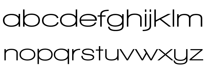 Walkway Expand Bold Font LOWERCASE