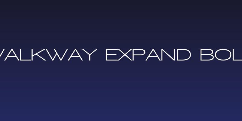Walkway Expand Bold Social Header