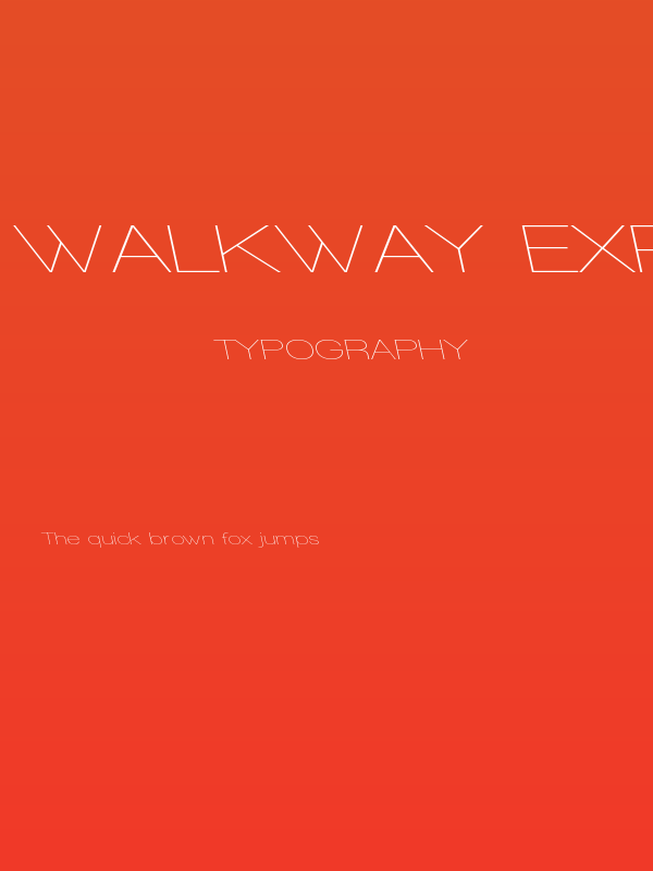 Walkway Expand RevOblique Poster