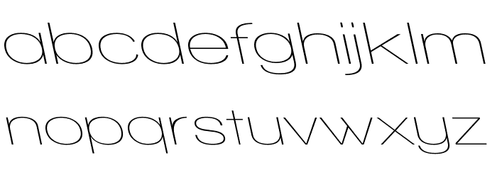 Walkway Expand RevOblique Font LOWERCASE