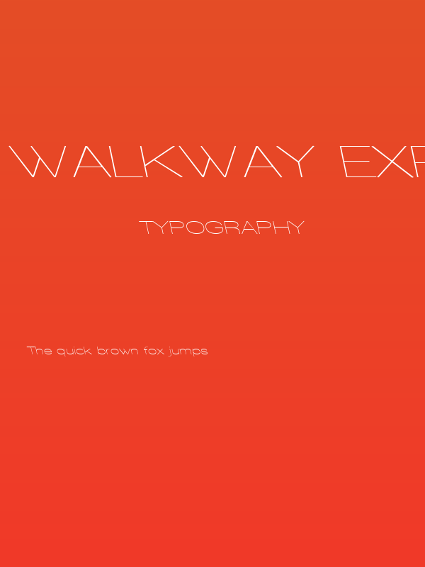 Walkway Expand RevOblique Poster