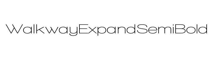 Walkway Expand SemiBold  Free Fonts Download