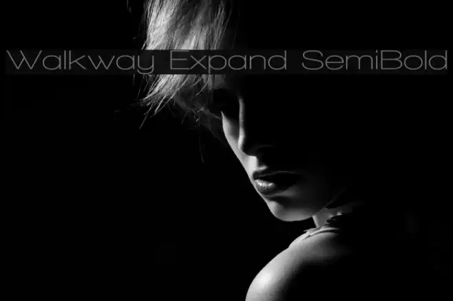 Walkway Expand SemiBold Font examples