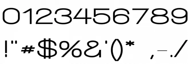 Walkway Expand UltraBold Font OTHER CHARS