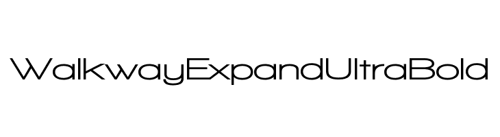 Walkway Expand UltraBold  font caratteri gratis