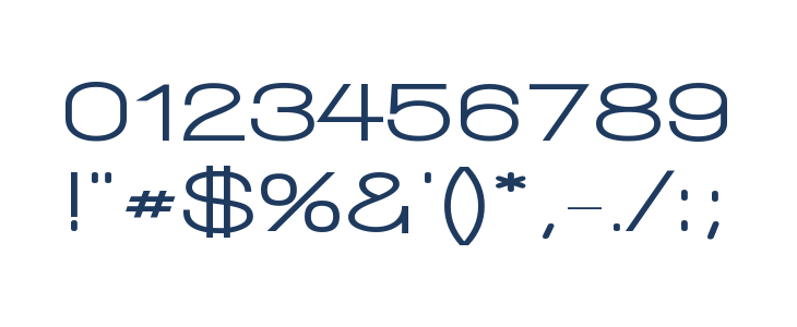 Walkway Expand UltraBold Other Characters