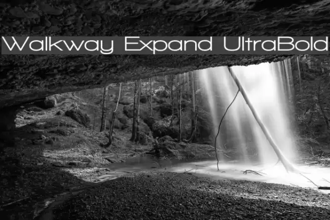 Walkway Expand UltraBold Font examples