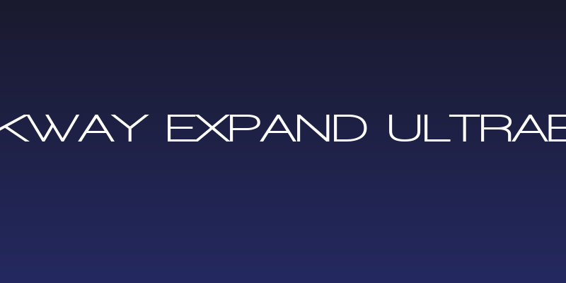 Walkway Expand UltraBold Social Header