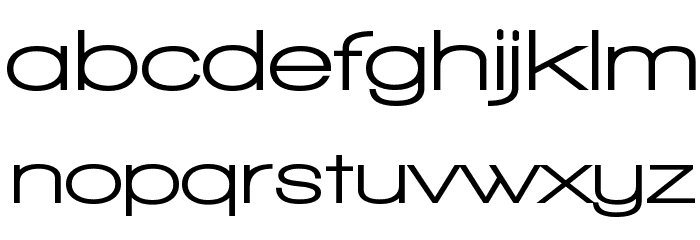 Walkway Expand UltraBold Font LOWERCASE