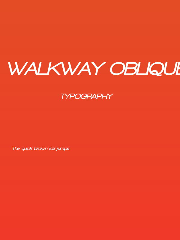 Walkway Oblique Black Poster