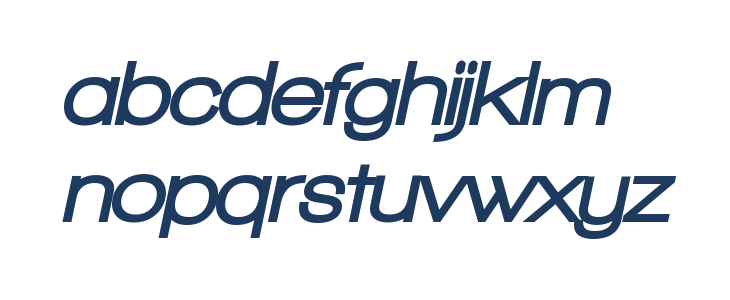 Walkway Oblique Black Lowercase