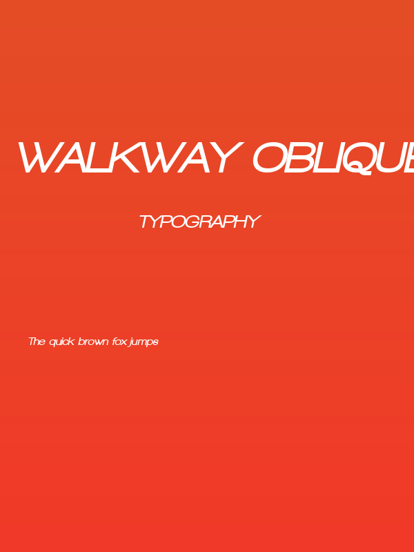 Walkway Oblique Black Poster