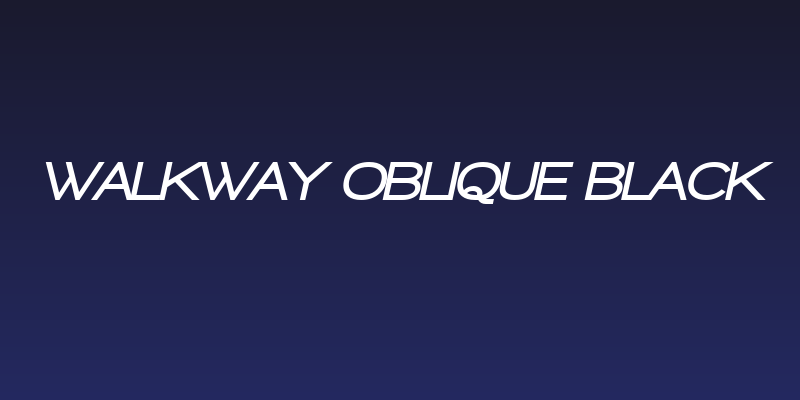 Walkway Oblique Black Social Header