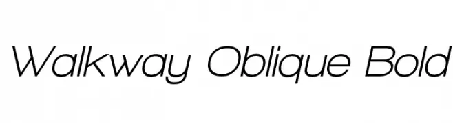 Walkway Oblique Bold  Fuentes Gratis Descargar