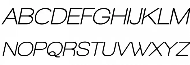 Walkway Oblique Bold Schriftart Groß