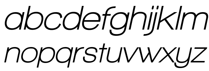 Walkway Oblique Bold Font LOWERCASE