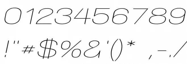 Walkway Oblique Expand Font OTHER CHARS