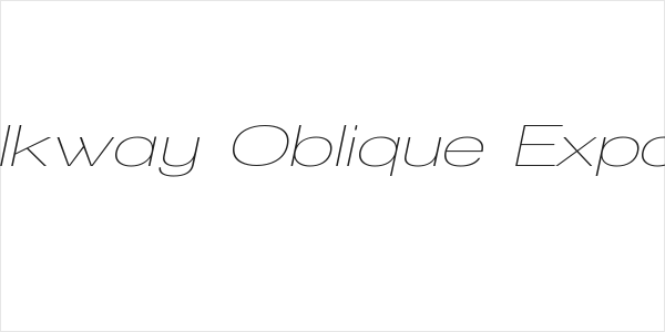 Walkway Oblique Expand  Logo