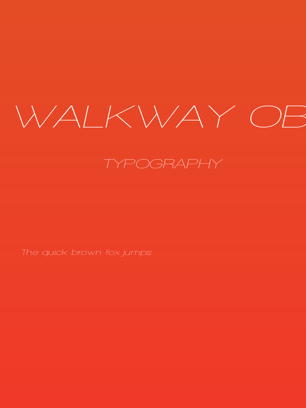 Walkway Oblique Expand  Poster