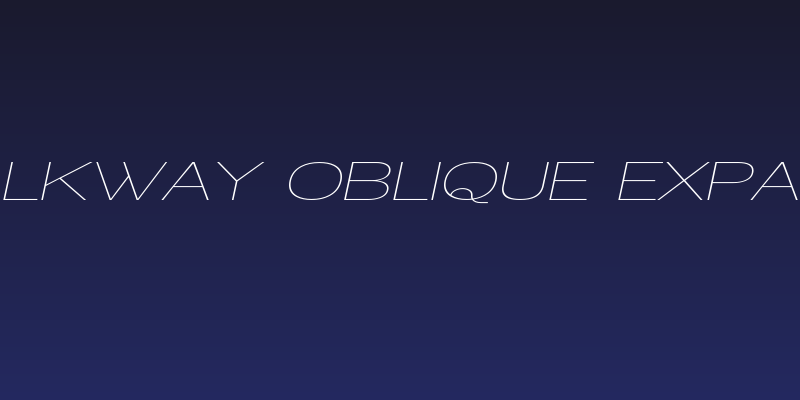 Walkway Oblique Expand  Social Header