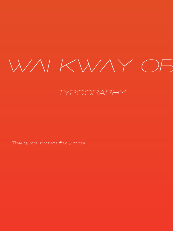 Walkway Oblique Expand Poster