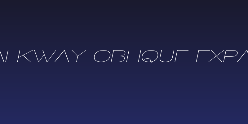 Walkway Oblique Expand Social Header