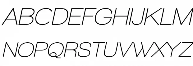 Walkway Oblique SemiBold Schriftart Groß