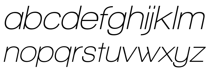 Walkway Oblique SemiBold Font LOWERCASE