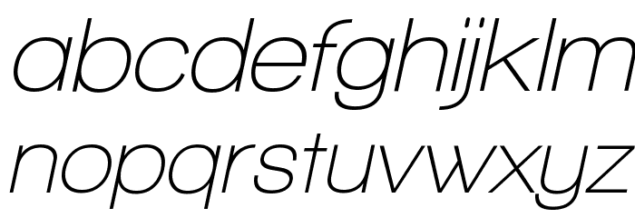 Walkway Oblique SemiBold Font LOWERCASE