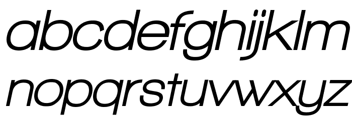 Walkway Oblique UltraBold Font LOWERCASE